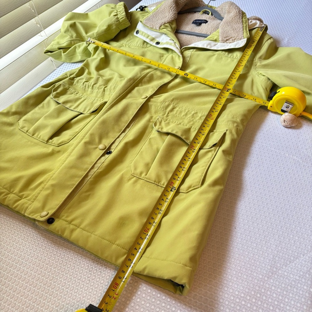 Lands' End Cream Sherpa Lined Jacket - Picture 7 of 10